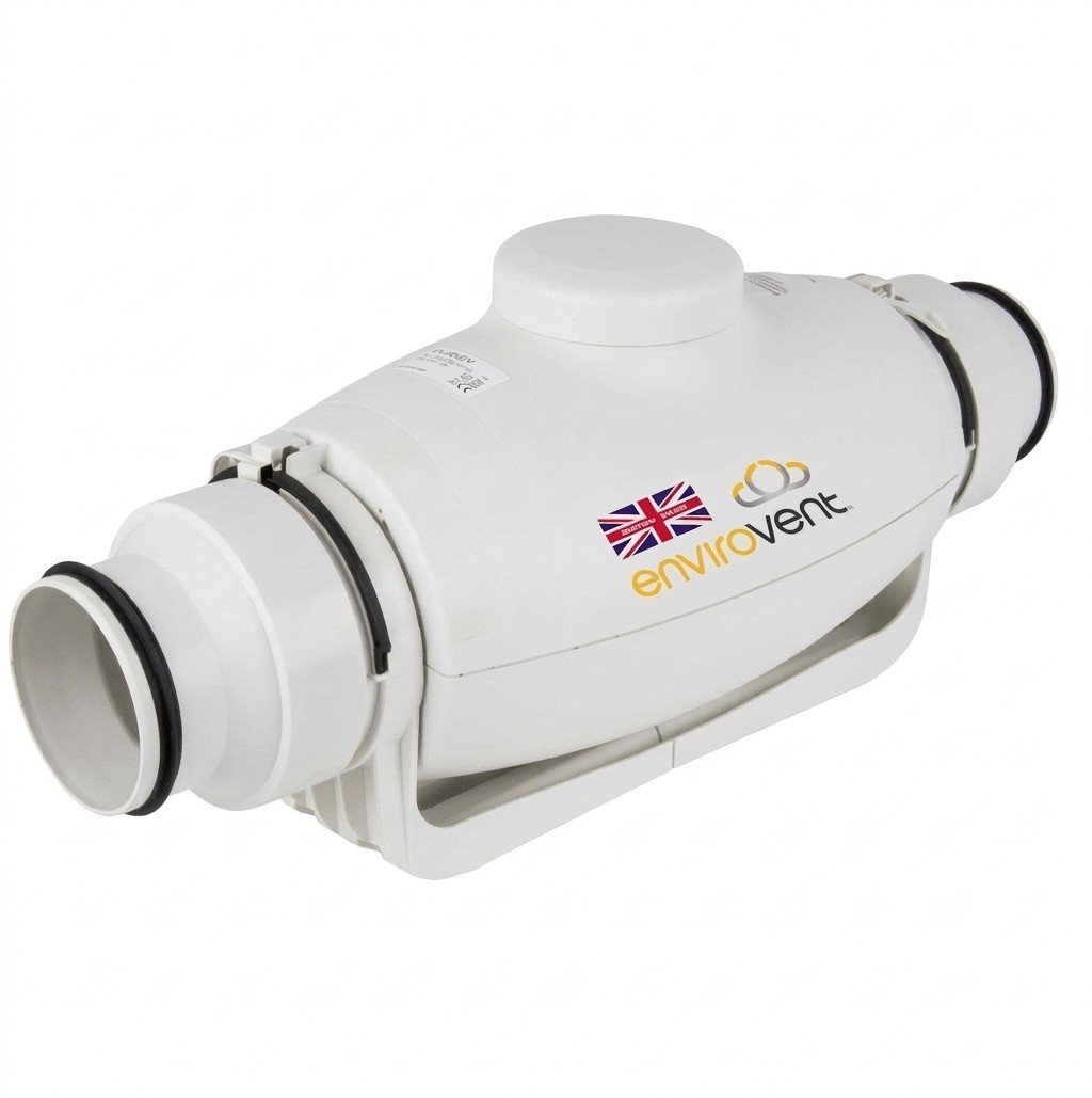 מפוח צינור IN LINE מושתק (בתוך משתיק קול) 