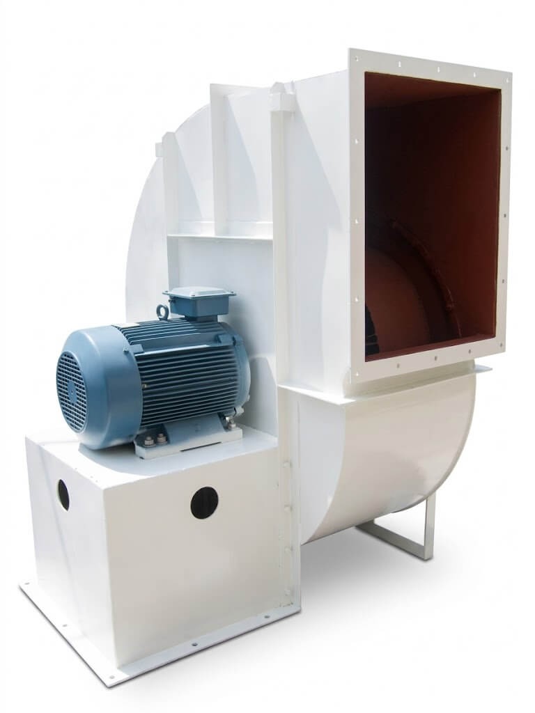 מפוח צנטרפוגלי כניסה אחת כפות אחורה