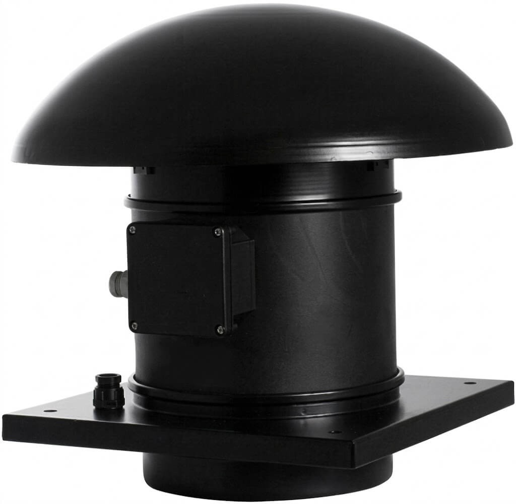 מפוח אקסיאלי לגג שטוח / הגבהת בטון / צינור בקטרים 