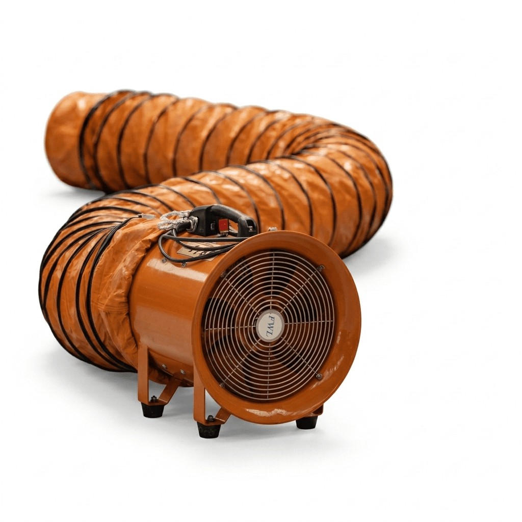 מפוח נייד לפינוי והכנסת אויר למגוון יישומים 